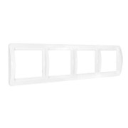 Рамка 4-м Валери гор. бел. UNIVersal ВР004Г