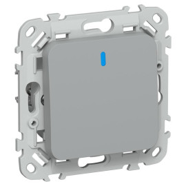 Выключатель 1-кл. СП FLITE ВС11-1-1-ФлС 10А с индикацией механизм сер. IEK FI-V10-1-10-1-K03
