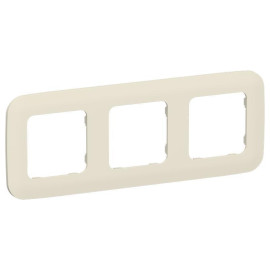 Рамка 3-м СП FLITE РУ-3-А-ФлСл сливочный IEK FI-M32-31-20-K86