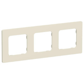 Рамка 3-м СП FLITE РУ-3-К-ФлСл сливочный IEK FI-M32-32-20-K86