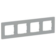 Рамка 4-м СП FLITE РУ-4-К-ФлС сер. IEK FI-M42-32-20-K03