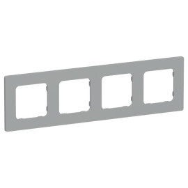 Рамка 4-м СП FLITE РУ-4-К-ФлС сер. IEK FI-M42-32-20-K03