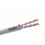 Кабель витая пара U/UTP 2х2х24AWG кат.5E PVC (м) TOKOV ELECTRIC TKE-C06-U22-5E-305-PVC