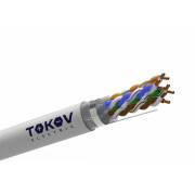 Кабель витая пара SF/UTP 4х2х24AWG (0.52мм) кат.5E PVC Fluke tested (м) PRO TOKOV ELECTRIC TKP-C06-SF/UTP-42-5E-305
