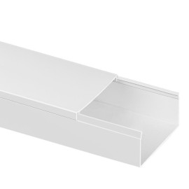 Кабель-канал 80х40 L2000 пластик бел. TOKOV ELECTRIC TKE-KK-80-40-2000-WH