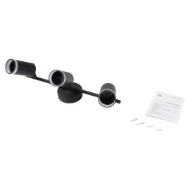 Светильник PCL-0103 3xGU10 IP20 230В BL настен./потолочн. декор. под лампу JazzWay 5066427