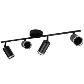 Светильник PCL-0104 4xGU10 IP20 230В BL настен./потолочн. декор. под лампу JazzWay 5066465