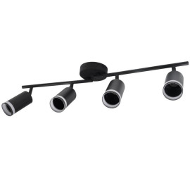 Светильник PCL-0204 4xGU10 IP20 230В BL настен./потолочн. декор. под лампу JazzWay 5066502