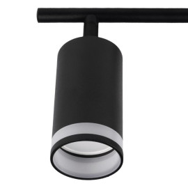 Светильник PCL-0204 4xGU10 IP20 230В BL настен./потолочн. декор. под лампу JazzWay 5066502