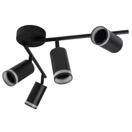 Светильник PCL-0204 4xGU10 IP20 230В BL настен./потолочн. декор. под лампу JazzWay 5066502