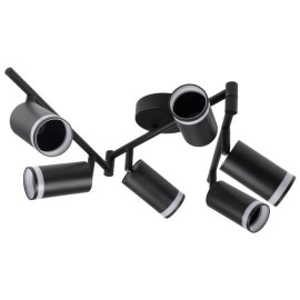 Светильник PCL-0306 6xGU10 IP20 230В BL настен./потолочн. декор. под лампу JazzWay 5066601