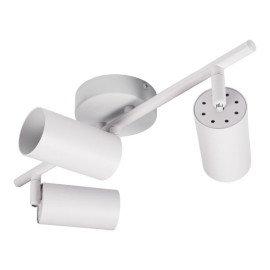 Светильник PCL-0403 3xGU10 IP20 230В WH настен./потолочн. декор. под лампу JazzWay 5066663