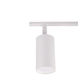 Светильник PCL-0504 4xGU10 IP20 230В WH настен./потолочн. декор. под лампу JazzWay 5066748