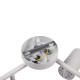 Светильник PCL-0504 4xGU10 IP20 230В WH настен./потолочн. декор. под лампу JazzWay 5066748