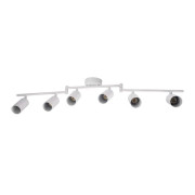 Светильник PCL-0606 6xGU10 IP20 230В WH настен./потолочн. декор. под лампу JazzWay 5066786