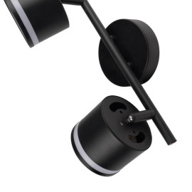 Светильник PCL-0702 max 20Вт (каждая лампа) 2xGX53 IP20 230В BL настен./потолочн. декор. под лампу JazzWay 5066809