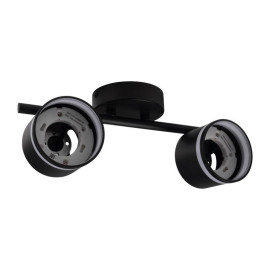 Светильник PCL-0702 max 20Вт (каждая лампа) 2xGX53 IP20 230В BL настен./потолочн. декор. под лампу JazzWay 5066809