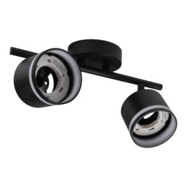 Светильник PCL-0702 max 20Вт (каждая лампа) 2xGX53 IP20 230В BL настен./потолочн. декор. под лампу JazzWay 5066809