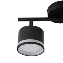 Светильник PCL-0702 max 20Вт (каждая лампа) 2xGX53 IP20 230В BL настен./потолочн. декор. под лампу JazzWay 5066809