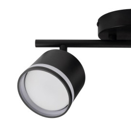 Светильник PCL-0702 max 20Вт (каждая лампа) 2xGX53 IP20 230В BL настен./потолочн. декор. под лампу JazzWay 5066809