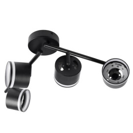 Светильник PCL-0804 max 20Вт (каждая лампа) 4xGX53 IP20 230В BL настен./потолочн. декор. под лампу JazzWay 5066922