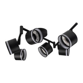 Светильник PCL-0906 max 20Вт (каждая лампа) 6xGX53 IP20 230В BL настен./потолочн. декор. под лампу JazzWay 5066960