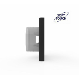 Рамка 1-м Pixel IP44 карбон TOKOV ELECTRIC TKE-PX-RM1-C14-IP44