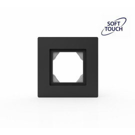 Рамка 1-м Pixel IP44 карбон TOKOV ELECTRIC TKE-PX-RM1-C14-IP44