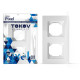 Рамка 2-м Pixel IP44 бел. TOKOV ELECTRIC TKE-PX-RM2-C01-IP44
