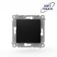 Переключатель 1-кл. СП Pixel IP44 механизм карбон TOKOV ELECTRIC TKE-PX-P1-C14-IP44