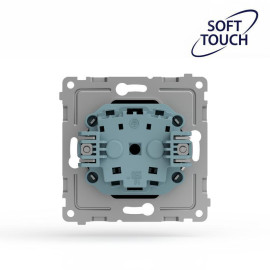 Розетка 1-м СП Pixel IP44 с заземл. с крышкой механизм карбон TOKOV ELECTRIC TKE-PX-R1ZSW1-C14-IP44