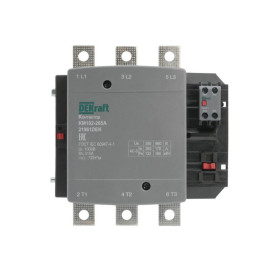 Контактор 265А 220В АС АС3 АС4 1НО+1НЗ КМ-102 DEKraft 21961DEK
