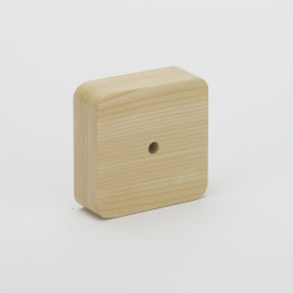 Коробка универсальная для кабель-каналов 80х80х25 сосна (светл. основа) IP40 Ruvinil 65005-27М