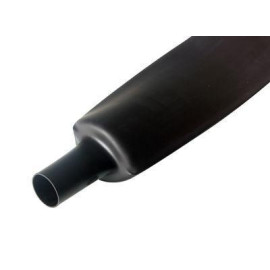 Трубка термоусадочная ТУТ нг 50.0/25.0 черн. 1м Rexant 25-0006