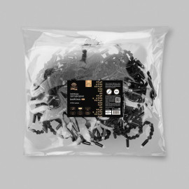 Гирлянда светодиодная "Айсикл" (бахрома) 4х0.6м 128LED тепл. бел. 10Вт 230В IP67 провод каучук черн. (нужен шнур питания 315-000) Neon-Night 255-226