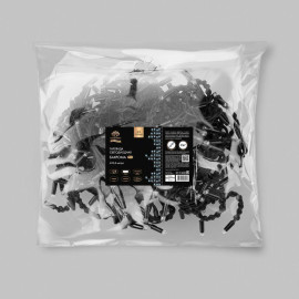 Гирлянда светодиодная "Айсикл" (бахрома) 4х0.6м 128LED бел. 10Вт 230В IP67 эффект мерцания провод каучук черн. (нужен шнур питания 315-000) Neon-Night 255-235