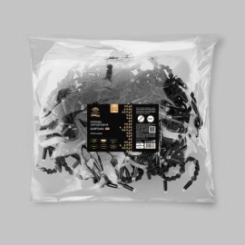 Гирлянда светодиодная "Айсикл" (бахрома) 4х0.6м 128LED тепл. бел. 10Вт 230В IP67 эффект мерцания провод каучук черн. (нужен шнур питания 315-000) Neon-Night 255-236