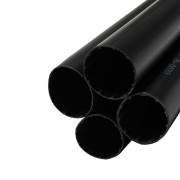 Трубка термоусадочная среднестен. клеевая 33/8 (3-4:1) черн. 1м (уп.4шт) Rexant 26-0033