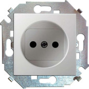Розетка 1-м СП Simon 15 16А IP20 250В без заземл. винтов. клеммы механизм бел. Simon 1591431-030