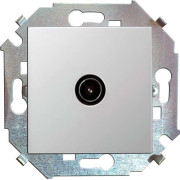 Розетка телевизионная одиночная TV СП Simon 15 винтов. зажим механизм бел. Simon 1591475-030