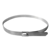 Хомут кабельный 4.6х150 нерж. сталь AISI 304 серебр. (уп.50шт) DKC 27403