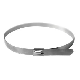 Хомут кабельный 4.6х150 нерж. сталь AISI 304 серебр. (уп.50шт) DKC 27403