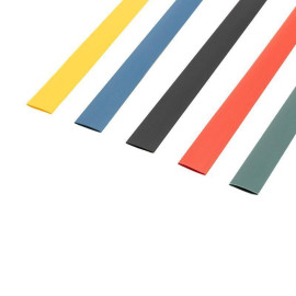 Набор трубок термоусадочных ТУТ нг 8.0/4.0 5 цветов 1м (уп.50шт) Rexant 29-0158