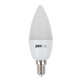 Лампа светодиодная PLED-SP 7Вт C37 свеча 3000К тепл. бел. E14 530лм 230В JazzWay 1027818-2