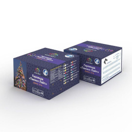 Гирлянда светодиодная управляемая"Нить" 20м 200LED мультиколор 20Вт 220-240В IP65 8 режимов провод ПВХ черн. (нужен контроллер 217-204) Neon-Night 303-149