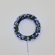 Гирлянда светодиодная "Роса" 50м 500LED бел. IP20 230В с контроллером провод зел. Neon-Night 303-285