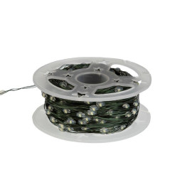 Гирлянда светодиодная "Роса" 50м 500LED бел. IP20 230В с контроллером провод зел. Neon-Night 303-285