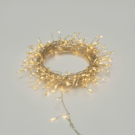 Гирлянда светодиодная "Роса "Фейерверк" 10м 250LED тепл. бел. 7.2Вт IP20 с контроллером на катушке Neon-Night 303-436