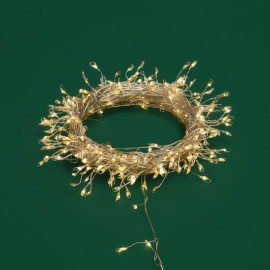 Гирлянда светодиодная "Роса "Фейерверк" 10м 250LED тепл. бел. 7.2Вт IP20 с контроллером на катушке Neon-Night 303-436