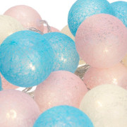 Гирлянда "Тайские фонарики" Перламутр 5м 25LED тепл. бел. питание USB прозр. ПВХ Neon-Night 304-010